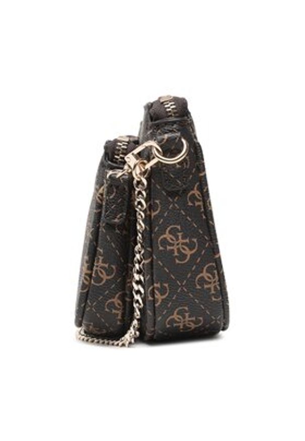 Guess Torebka Noelle (QL) Mini Bags HWQL78 79710 Brązowy. Kolor: brązowy. Materiał: skórzane
