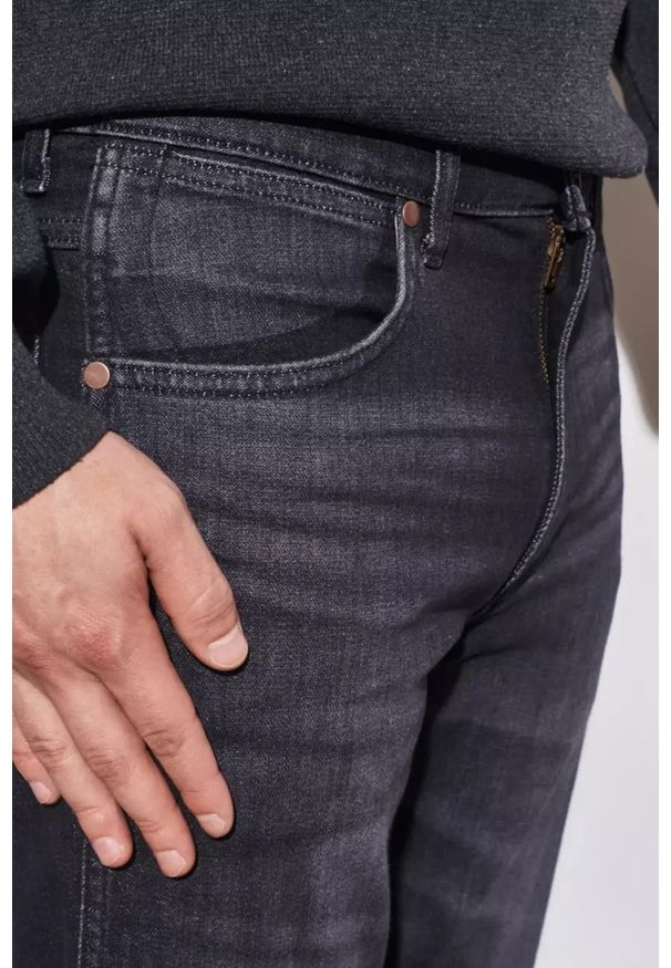 Wrangler - WRANGLER TEXAS MĘSKIE SPODNIE JEANSOWE FADED BLACK W121EHXV6 112330692