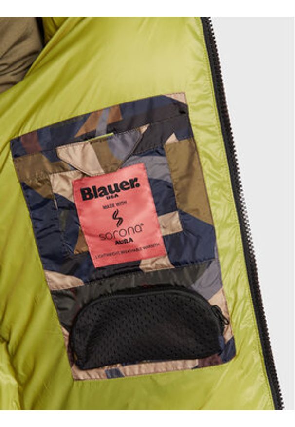 Blauer Kurtka zimowa BLUC02304 006395 Khaki Regular Fit. Kolor: brązowy. Materiał: syntetyk. Sezon: zima
