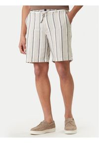 BOSS Szorty materiałowe 50561129 Beżowy Regular Fit. Kolor: beżowy. Materiał: bawełna #1