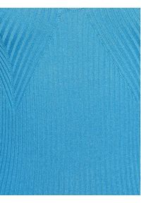 Gina Tricot Sukienka dzianinowa 19485 Niebieski Slim Fit. Kolor: niebieski. Materiał: syntetyk