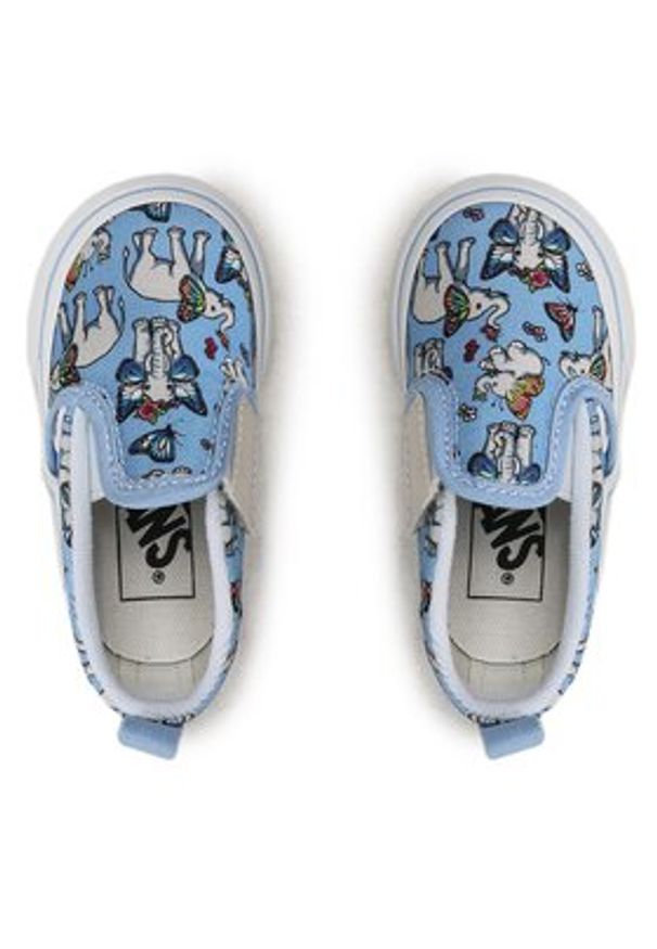 Vans Tenisówki Td Slip-On V VN0A3488Y311 Niebieski. Zapięcie: bez zapięcia. Kolor: niebieski. Materiał: materiał