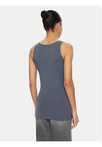 Vero Moda Top Lulu 10323756 Niebieski Regular Fit. Kolor: niebieski. Materiał: bawełna #8