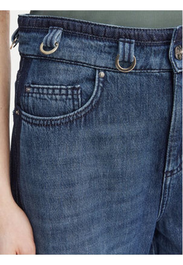 Marella Jeansy 2613181064 Niebieski Wide Leg. Kolor: niebieski