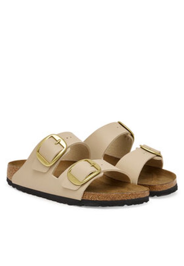 Birkenstock Klapki Arizona Big Buckle 1031429 Beżowy. Kolor: beżowy. Materiał: syntetyk