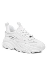 Steve Madden Sneakersy Possession-E Sneaker SM19000033 SM19000033-002 Biały. Kolor: biały. Materiał: skóra #4