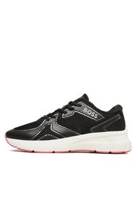 BOSS - Boss Sneakersy Owen Runn 50499442 Czarny. Kolor: czarny. Materiał: materiał