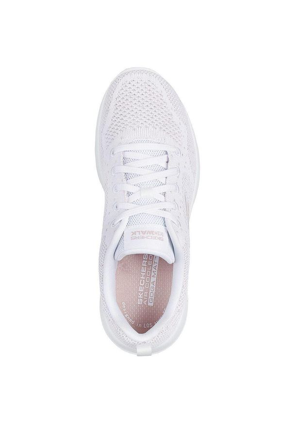 skechers - Adidasy Skechers Go Walk Joy, Kobiety. Kolor: fioletowy. Materiał: materiał