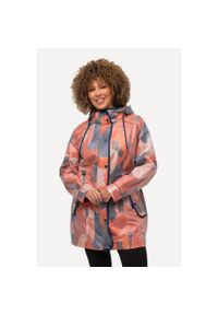 ULLA POPKEN - Damskie HYPRAR funkcjonalna kurtka typu frieze wodoodporna. Kolekcja: plus size. Kolor: pomarańczowy. Materiał: poliester, materiał. Sport: turystyka piesza #1