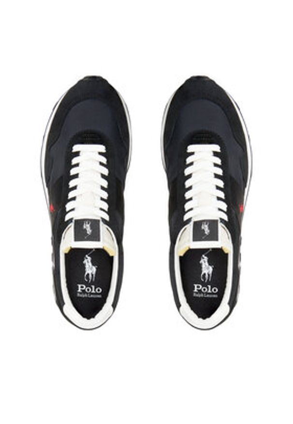 Polo Ralph Lauren Sneakersy Prl Trail125 809945249002 Czarny. Kolor: czarny. Materiał: zamsz, skóra