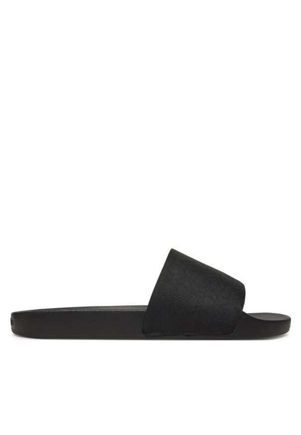 Calvin Klein Klapki Pool Slide Jaq Mono HM0HM01762 Czarny. Kolor: czarny. Materiał: materiał