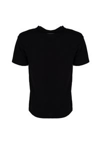 Les Hommes T-Shirt | LBT1019700N | Mężczyzna | Czarny. Okazja: na co dzień. Kolor: czarny. Materiał: bawełna, poliester, elastan. Długość rękawa: krótki rękaw. Styl: casual, elegancki #3