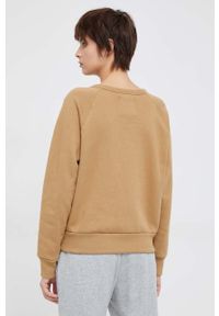 GAP bluza x Disney damska kolor brązowy z nadrukiem. Kolor: brązowy. Materiał: dzianina. Długość rękawa: raglanowy rękaw. Wzór: nadruk, motyw z bajki #3