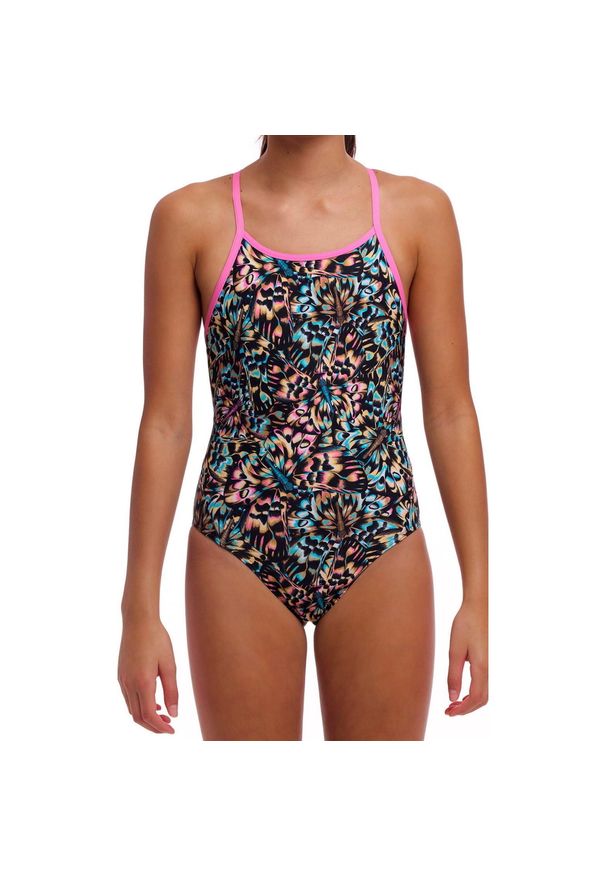 Strój kąpielowy jednoczęściowy FUNKITA Copper Cluster - dziewczęcy. Kolor: wielokolorowy