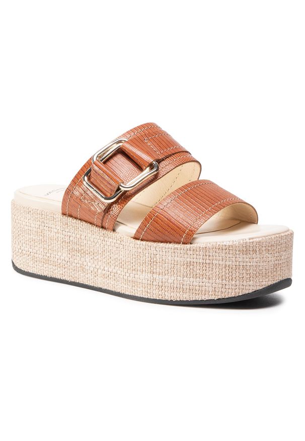 vagabond - Espadryle Vagabond Felicia 4933-108-27 Cognac. Kolor: brązowy. Materiał: skóra