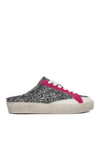 Klapki Eva Minge. Kolor: srebrny #1