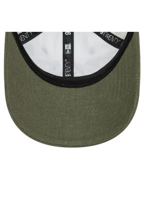New Era Czapka z daszkiem Linen Script 920 Ne 60503545 Écru. Materiał: materiał