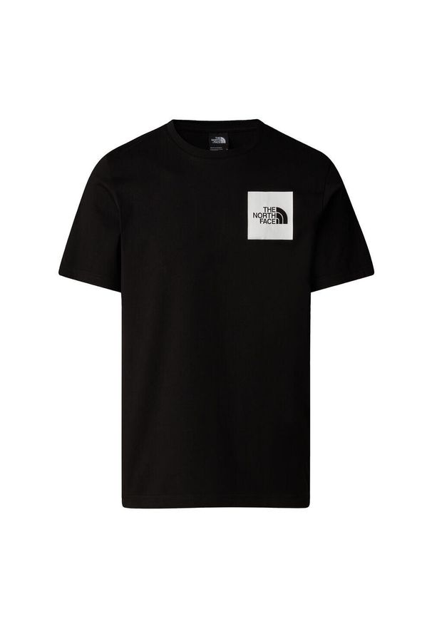 The North Face - T-shirt sportowy z krótkim rękawem męski M S/S Fine Tee. Kolor: czarny. Długość rękawa: krótki rękaw. Długość: krótkie