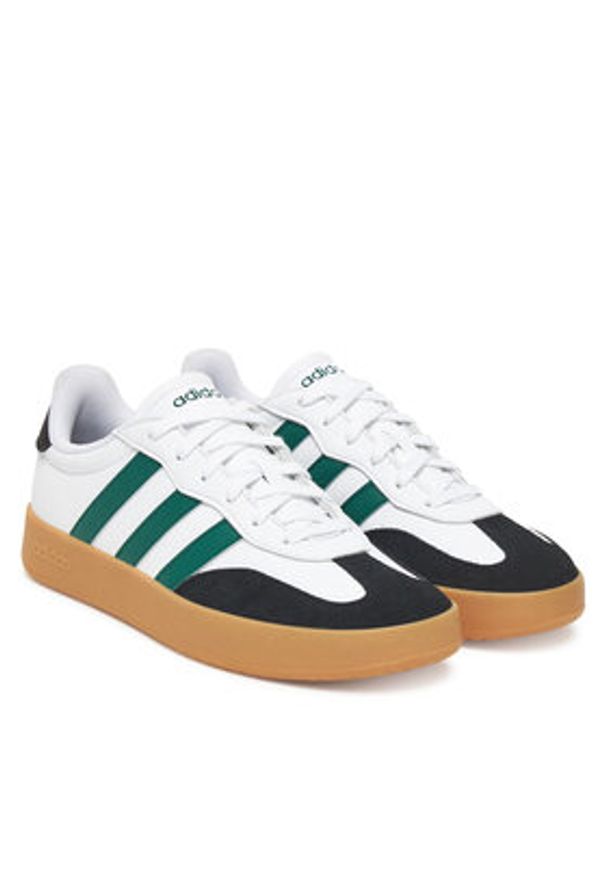 Adidas - adidas Sneakersy Barreda JR1323 Biały. Kolor: biały. Materiał: skóra