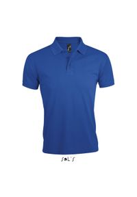 SOL'S - Polo Sol's Prime. Typ kołnierza: polo. Kolor: niebieski. Materiał: bawełna, poliester #1