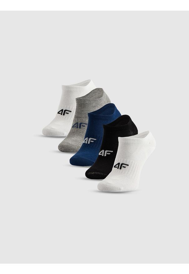 4f - 4F Skarpetki krótkie (4-pack) chłopięce - multikolor 38-40. Kolor: wielokolorowy. Materiał: dzianina