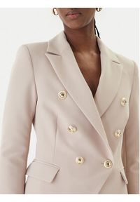 Rinascimento Marynarka CFC0128639003 Beżowy Regular Fit. Kolor: beżowy. Materiał: syntetyk #4