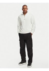 Hugo - HUGO Bluza Durty244 50525881 Biały Relaxed Fit. Kolor: biały. Materiał: bawełna #4