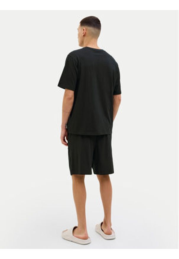 Jack & Jones - Jack&Jones Piżama Everest 12273635 Czarny Standard Fit. Kolor: czarny. Materiał: bawełna
