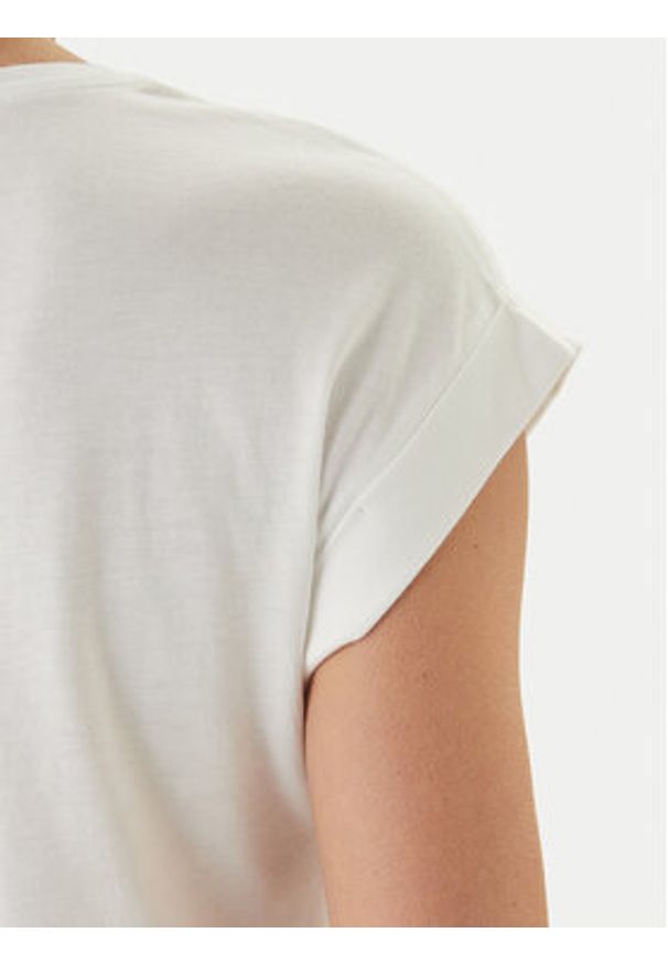 Morgan T-Shirt 261-DOUR Biały Regular Fit. Kolor: biały. Materiał: bawełna