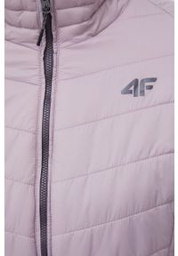 4f - 4F kurtka sportowa kolor fioletowy przejściowa. Kolor: fioletowy. Materiał: włókno, materiał, puch. Styl: sportowy
