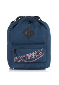 EXTREM - Plecak wodoodporny granatowy Extrem 2306-NV. Kolor: niebieski. Materiał: materiał