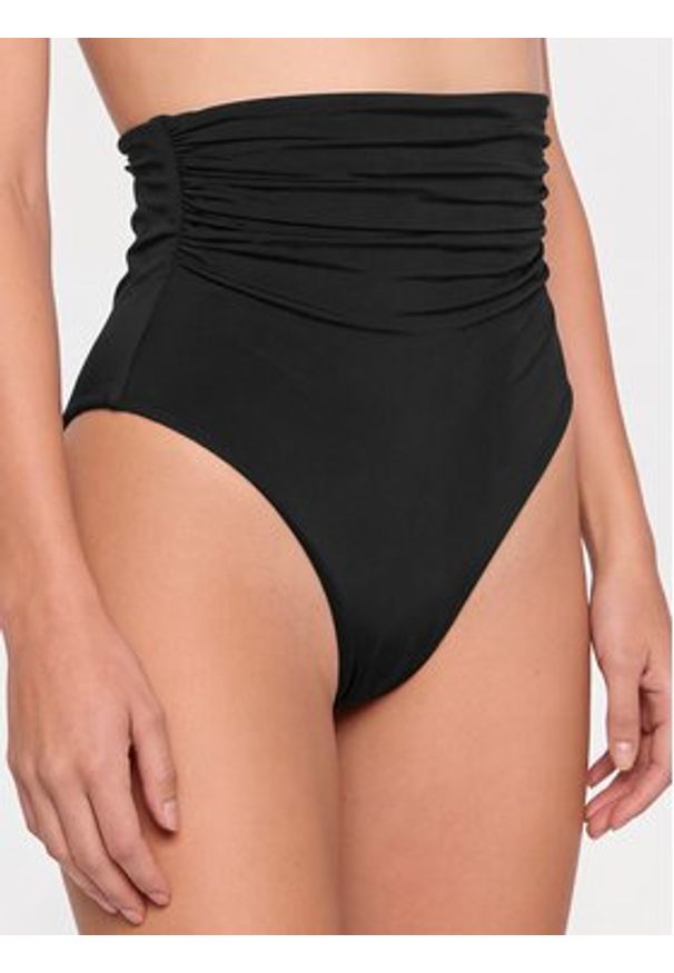 Max Mara Beachwear Dół od bikini Saali 2616821159 Czarny. Kolor: czarny. Materiał: syntetyk