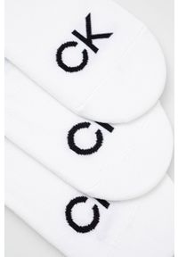 Calvin Klein skarpetki (3-pack) męskie kolor biały. Kolor: biały