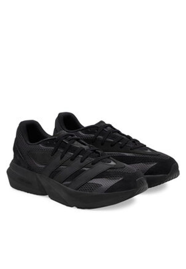 Adidas - adidas Sneakersy Lightblaze JH6941 Czarny. Kolor: czarny. Materiał: materiał