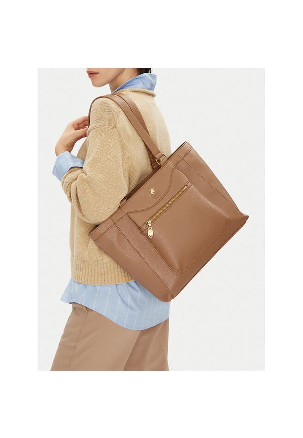 Torebka Beverly Hills Polo Club. Kolor: beżowy