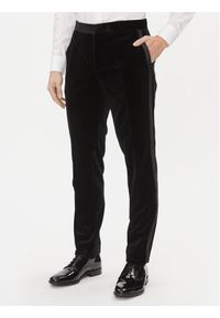 Hugo Spodnie materiałowe Getlin234E1 50502384 Czarny Slim Fit. Kolor: czarny. Materiał: bawełna #1