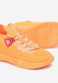 Born2be - Pomarańczowe Buty Sportowe na Grubej Podeszwie Peigi. Kolor: pomarańczowy #3