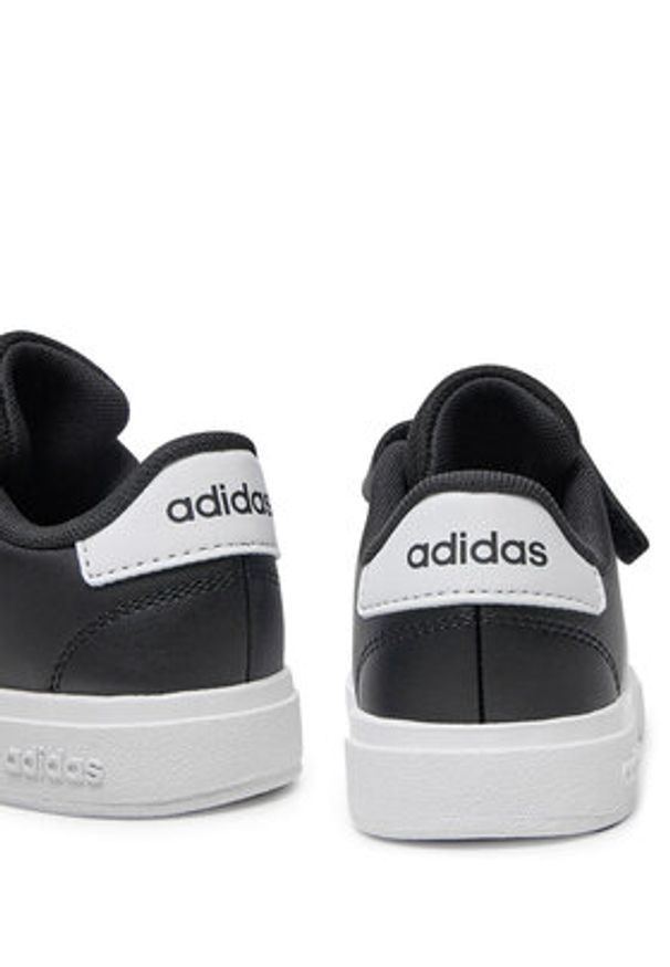 Adidas - adidas Sneakersy Grand Court 2.0 IE5995 Czarny. Kolor: czarny. Materiał: skóra