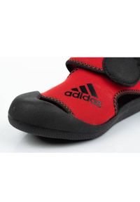 Adidas - Sandały adidas Jr F35863 czerwone. Zapięcie: rzepy. Kolor: czerwony. Materiał: guma, syntetyk, materiał #6