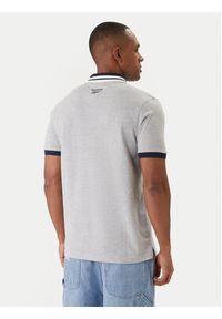 Reebok Polo Arter RK25548CCM Szary Regular Fit. Typ kołnierza: polo. Kolor: szary. Materiał: bawełna #5