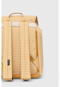Lefrik plecak damski kolor żółty duży wzorzysty. Kolor: żółty. Materiał: poliester #6
