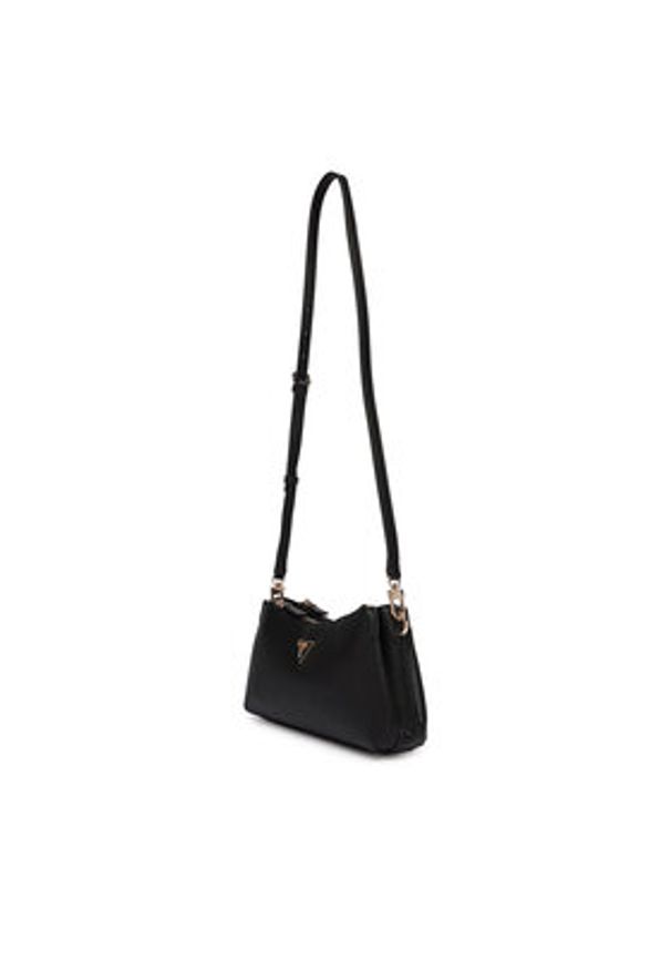 Guess Torebka Noelle II Mini HWZG96 72730 Czarny. Kolor: czarny. Materiał: skórzane