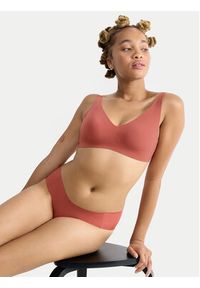 Sloggi Biustonosz bezfiszbinowy Zero Feel 10217729 Pomarańczowy. Kolor: pomarańczowy. Materiał: syntetyk #2