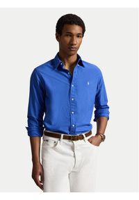 Polo Ralph Lauren Koszula 710805564512 Niebieski Regular Fit. Typ kołnierza: polo. Kolor: niebieski. Materiał: bawełna #1