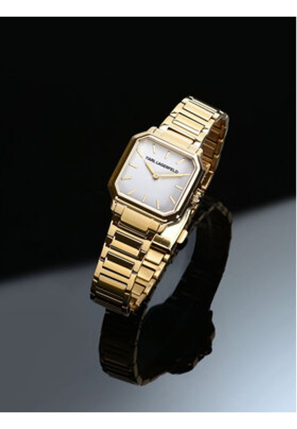 Karl Lagerfeld - KARL LAGERFELD Zegarek R0553102505 Złoty. Kolor: złoty