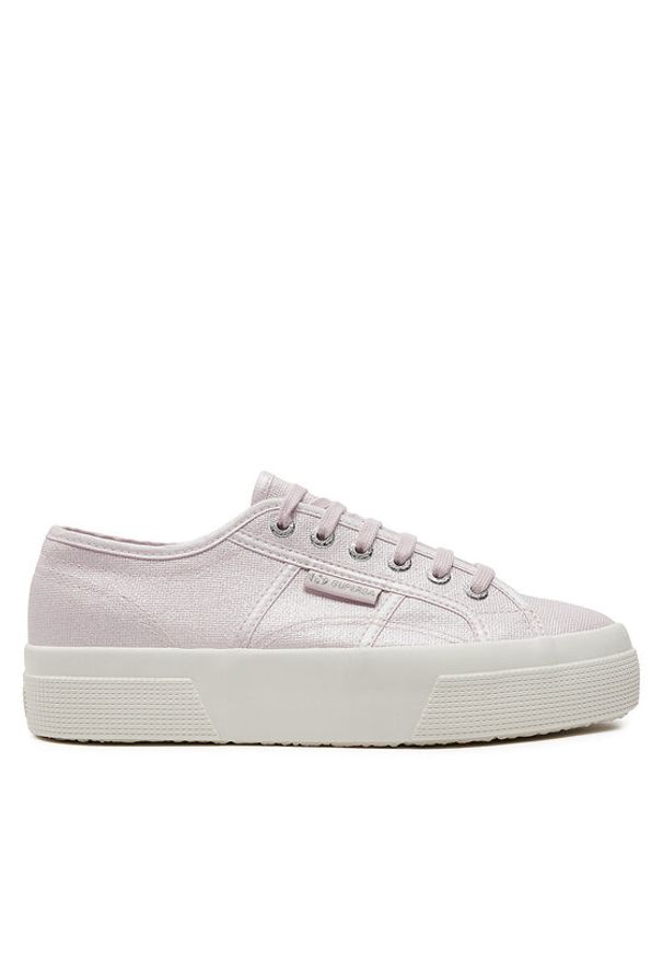 Superga Tenisówki Platform Pearl Matte Canv 2740 S21362W Fioletowy. Kolor: fioletowy. Materiał: materiał. Obcas: na platformie