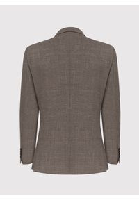 Brązowa marynarka męska premium P22SP-3X-019-A-S - Pako Lorente. Kolor: brązowy. Materiał: wełna, len. Wzór: gładki. Styl: klasyczny #4