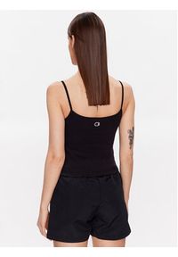 Champion Top 116069 Czarny Slim Fit. Kolor: czarny. Materiał: bawełna