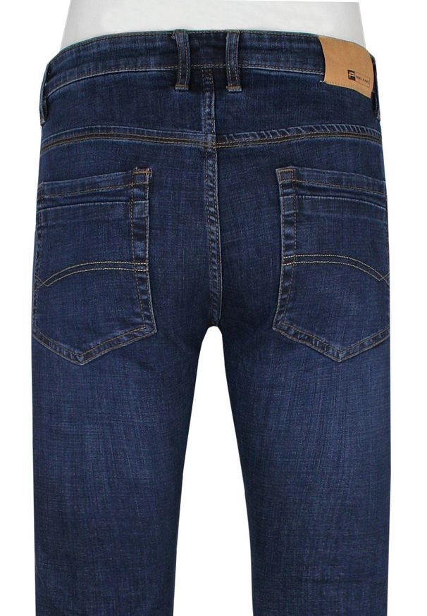Męskie Jeansy ze Zwężanymi Nogawkami - Pako Jeans. Okazja: na spotkanie biznesowe, do pracy. Materiał: bawełna, elastan. Styl: biznesowy, klasyczny