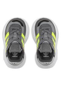 Adidas - adidas Sneakersy Retropy F2 El I GZ0856 Szary. Kolor: szary. Materiał: materiał #3